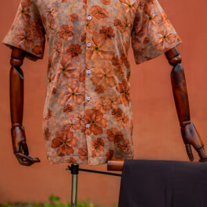 Brown Design Full Set T-Shirt & Pants